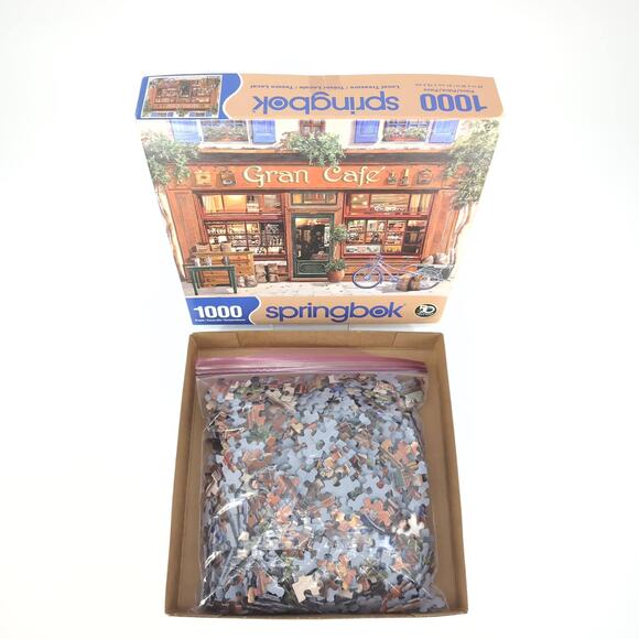 Springbok 1000 Piece "Local Treasure" Guido Borelli Art Jigsaw Puzzle - GUC - Picture 2 of 14